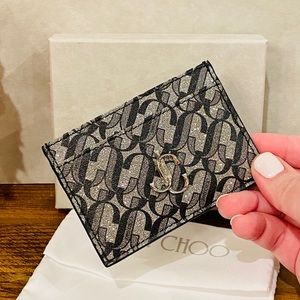 Brand new Jimmy Choo glitter card holder